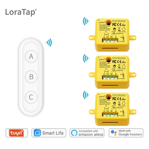 Tuya Smart Life WiFi Switch Socket Relay module Breaker with Remote control google Home Alexa Echo smart home automation