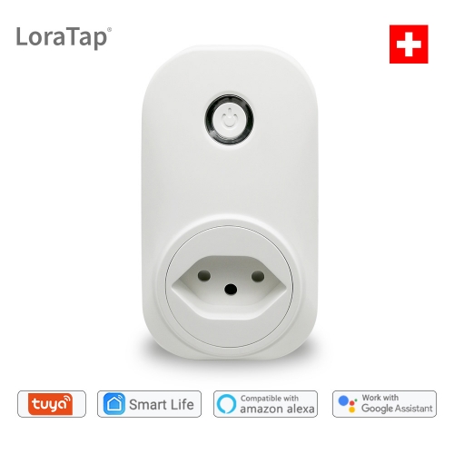 Wifi Smart Socket CH Plug 16A Voice Control with Google Home Alexa Echo Tuya Smart Life App Timer and Remote Control the Devices