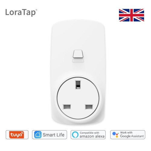Wifi Smart Socket UK Plug 16A works with Tuya Smart Life APP