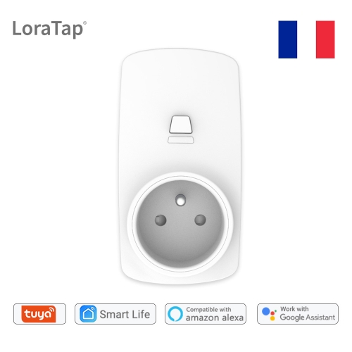 Wifi Smart Socket France FR Plug 16A works with Tuya Smart Life APP