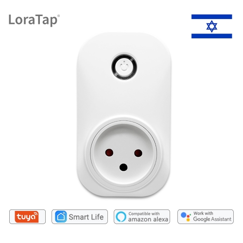 Tuya Smart Life Voice Control Wifi Socket Israel Plug 16A
