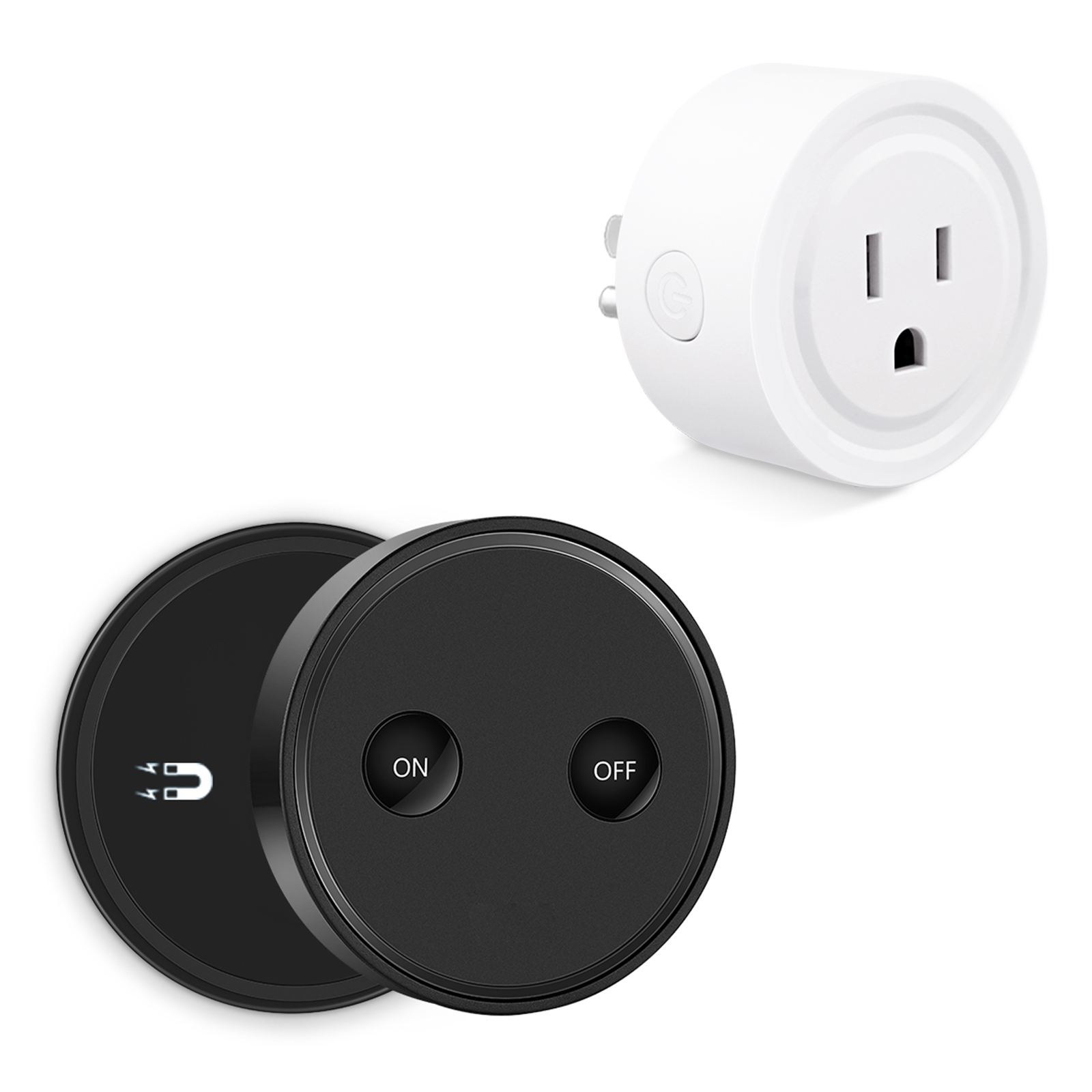 LoraTap Mini Remote Control Outlet Plug Adapter, 656ft Range Wireless ...